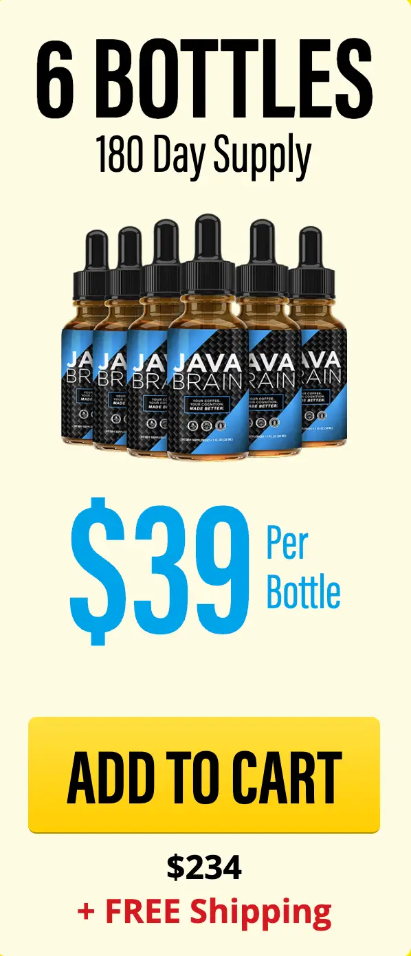 Java Brain coffee Buy 6 Bottles